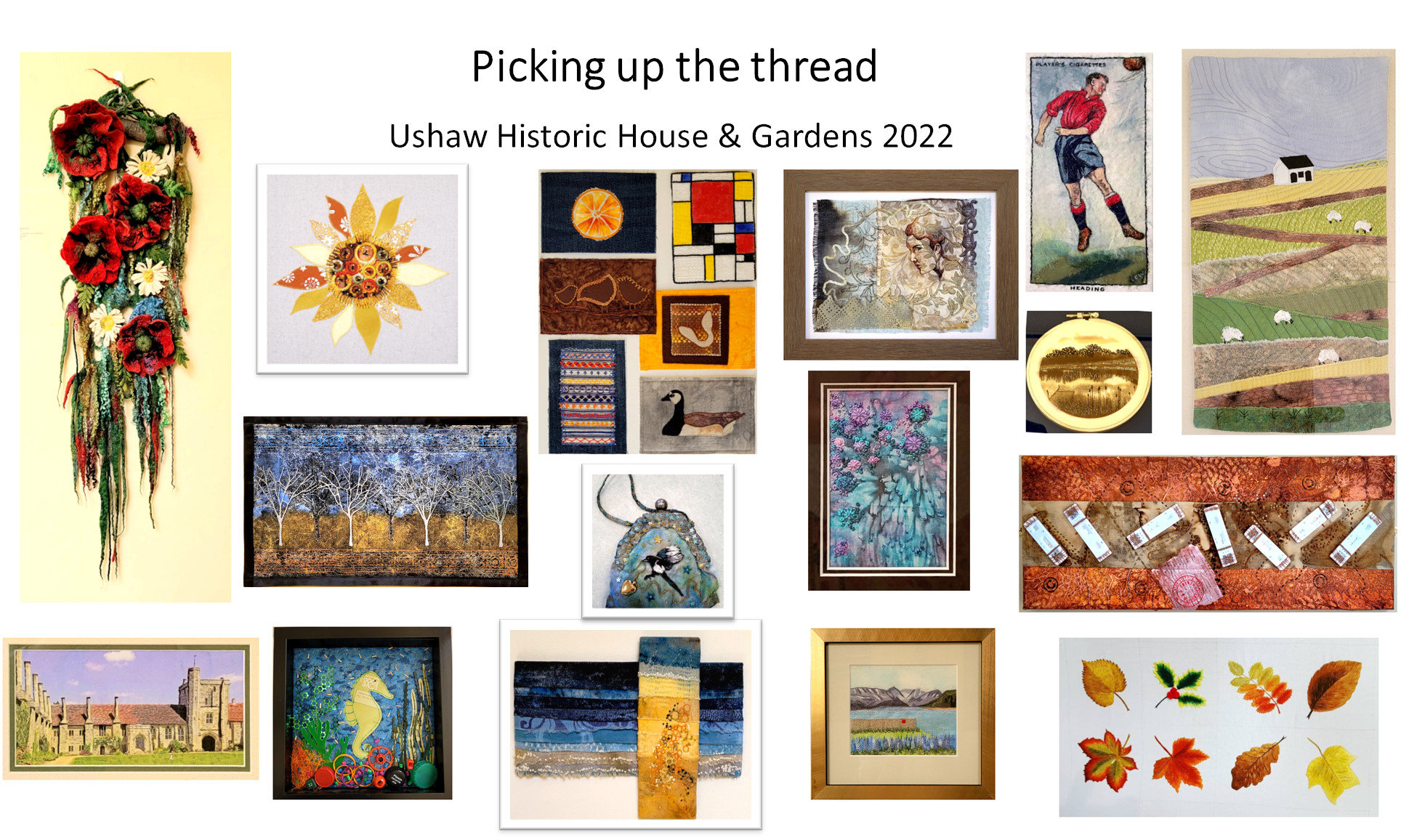 Selection of works from Ushaw Exhibition 2022